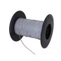 Silver 100% Polyester Double Side Reflective Thread Yarn